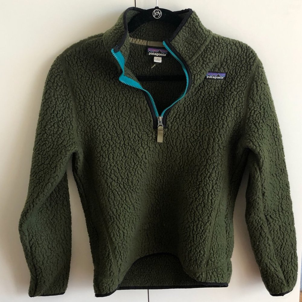 Emerald Green Patagonia Women's 1/4 Zip Fleece